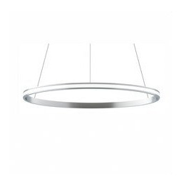 BENEITO FAURE - Luminaria suspendida ZERO-OUT de 400mm 26W 2600lm 2700K DALI plata