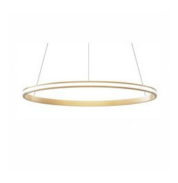 BENEITO FAURE - Luminaria suspendida ZERO-OUT de 1000mm 63W 6993lm 4000K PUSH oro