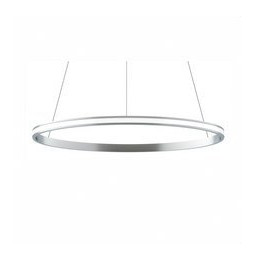 BENEITO FAURE - Luminaria suspendida ZERO-OUT de 1000mm 63W 6993lm 4000K On/Off plata