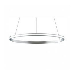 BENEITO FAURE - Luminaria suspendida ZERO-OUT de 1000mm 63W 6993lm 4000K Casambi plata