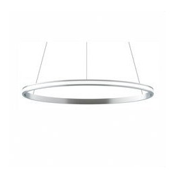 BENEITO FAURE - Luminaria suspendida ZERO-OUT de 1000mm 63W 6615lm 3000K PUSH plata