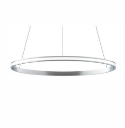 BENEITO FAURE - Luminaria suspendida ZERO-OUT de 1000mm 63W 6615lm 3000K DALI plata