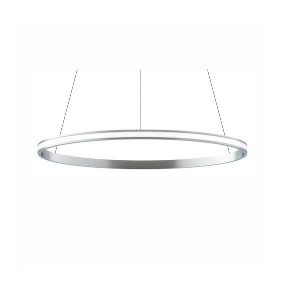BENEITO FAURE - Luminaria suspendida ZERO-OUT de 1000mm 63W 6615lm 3000K DALI plata