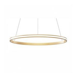 BENEITO FAURE - Luminaria suspendida ZERO-OUT de 1000mm 63W 6300lm CCT Tuya oro