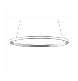 BENEITO FAURE - Luminaria suspendida ZERO-OUT de 1000mm 63W 6300lm CCT Tuya plata