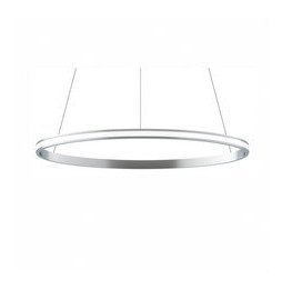 BENEITO FAURE - Luminaria suspendida ZERO-OUT de 1000mm 63W 6615lm 3000K Casambi plata