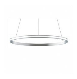 BENEITO FAURE - Luminaria suspendida ZERO-OUT de 1000mm 63W 6300lm 2700K PUSH plata