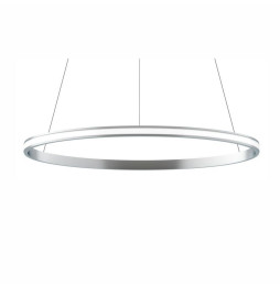 BENEITO FAURE - Luminaria suspendida ZERO-OUT de 1000mm 63W 6300lm 2700K On/Off plata