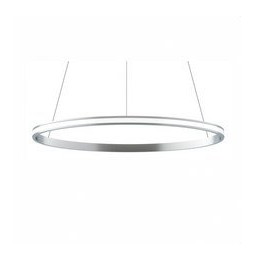 BENEITO FAURE - Luminaria suspendida ZERO-OUT de 1000mm 63W 6300lm 2700K Casambi plata
