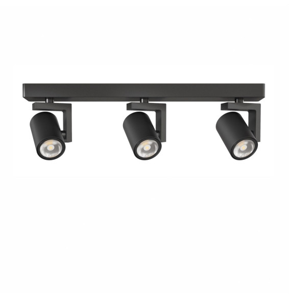 Luminaria VOLT redondo 3 negro GU10