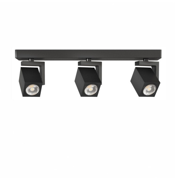 BENEITO FAURE - Luminaria VOLT cuadrado 3 negro GU10