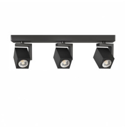 BENEITO FAURE - Luminaria VOLT cuadrado 3 negro GU10