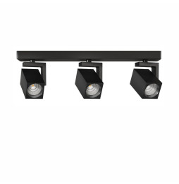 BENEITO FAURE - Luminaria VOLT cuadrado 3 negro 24W Switch 2700/3200/4000K