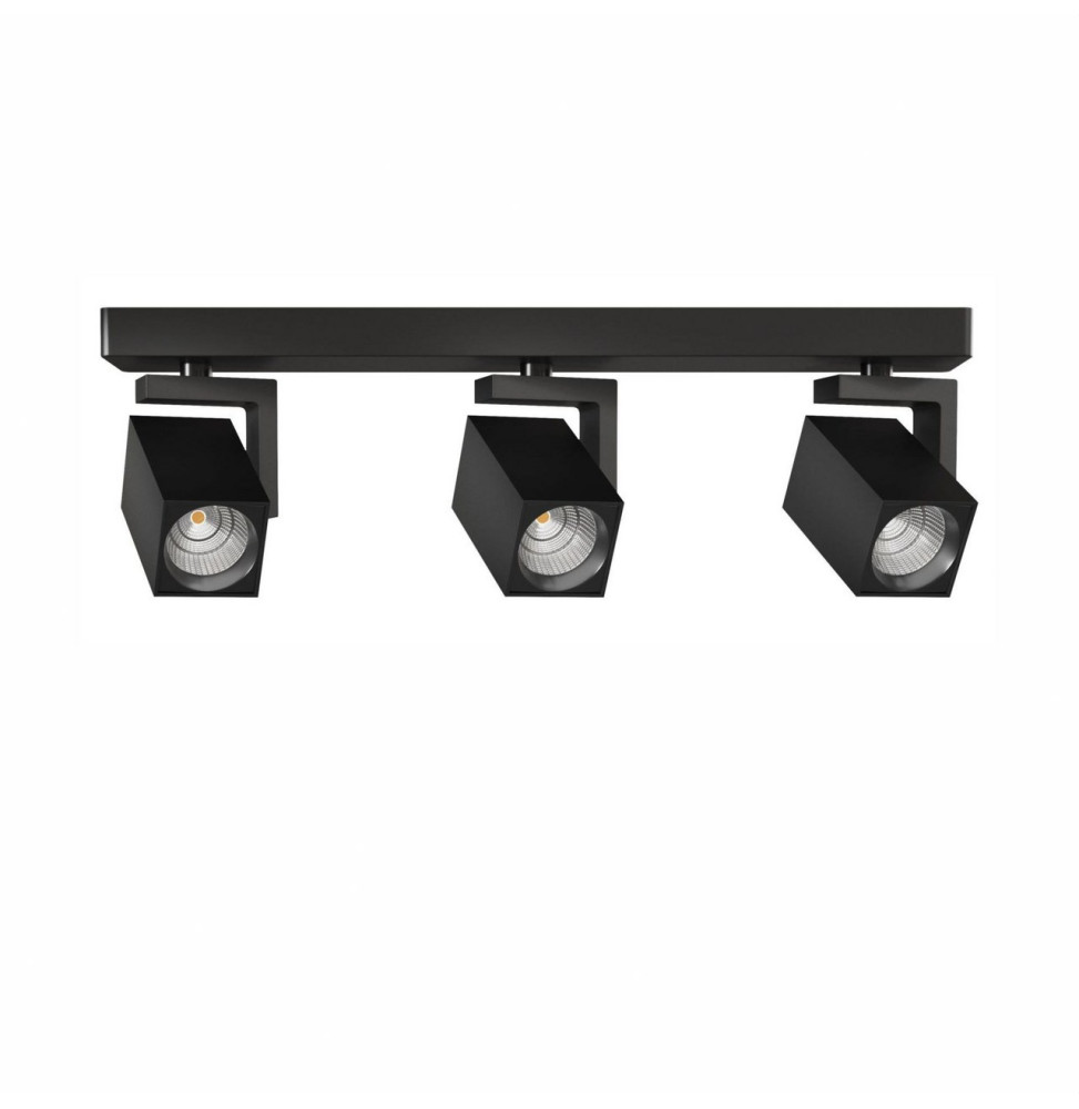 BENEITO FAURE - Luminaria VOLT cuadrado 3 negro 24W Switch 2700/3200/4000K