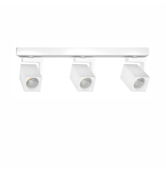 BENEITO FAURE - Luminaria VOLT cuadrado 3 blanco 24W Switch 2700/3200/4000K