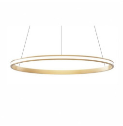 BENEITO FAURE - Luminaria suspendida ZERO-OUT de 700mm 44W 4884lm 4000K Tuya oro