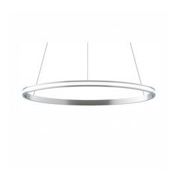 BENEITO FAURE - Luminaria suspendida ZERO-OUT de 700mm 44W 4884lm 4000K Tuya plata