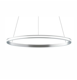 Luminaria suspendida ZERO-OUT de 700mm 44W 4884lm 4000K DALI plata