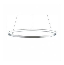 BENEITO FAURE - Luminaria suspendida ZERO-OUT de 700mm 44W 4884lm 4000K Casambi plata