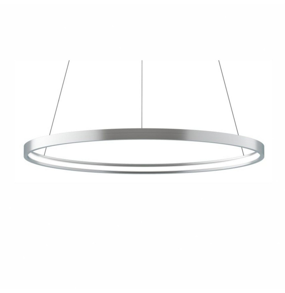 BENEITO FAURE - Luminaria suspendida ZERO-IN de 700mm 44W 4400lm CCT Casambi plata