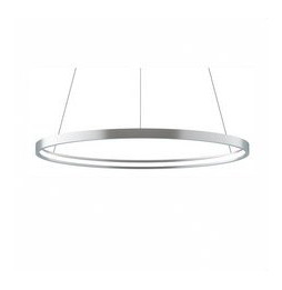 BENEITO FAURE - Luminaria suspendida ZERO-IN de 700mm 44W 4400lm CCT Casambi plata