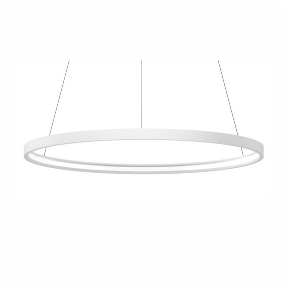 BENEITO FAURE - Luminaria suspendida ZERO-IN de 700mm 44W 4400lm 2700K PUSH blanco