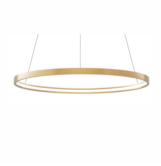 BENEITO FAURE - Luminaria suspendida ZERO-IN de 700mm 44W 4400lm 2700K PUSH oro