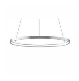 BENEITO FAURE - Luminaria suspendida ZERO-IN de 400mm 26W 2886lm 4000K PUSH plata