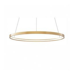 BENEITO FAURE - Luminaria suspendida ZERO-IN de 400mm 26W 2600lm CCT Casambi oro