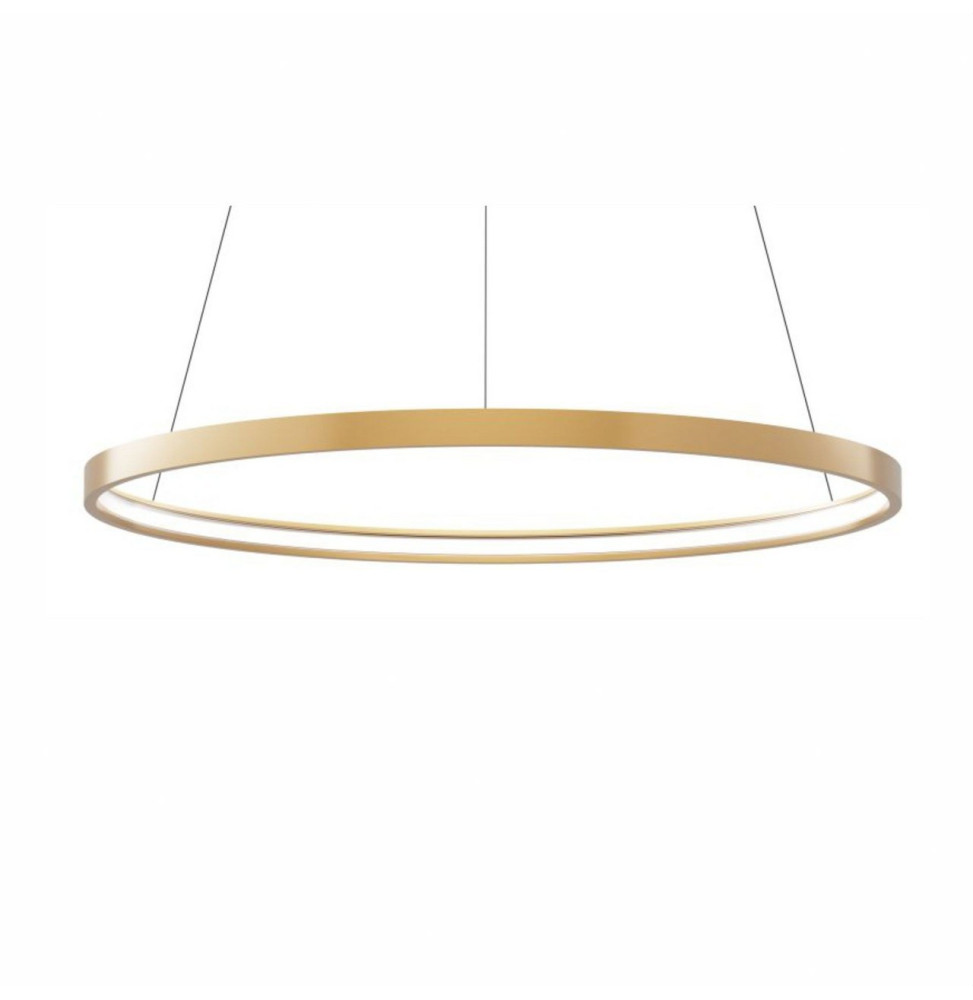 BENEITO FAURE - Luminaria suspendida ZERO-IN de 1000mm 63W 6993lm 4000K Casambi oro