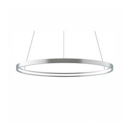 BENEITO FAURE - Luminaria suspendida ZERO-IN de 1000mm 63W 6993lm 4000K Casambi plata