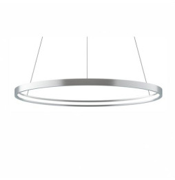 BENEITO FAURE - Luminaria suspendida ZERO-IN de 1000mm 63W 6615lm 3000K Tuya plata