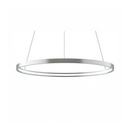 Luminaria suspendida ZERO-IN de 1000mm 63W 6615lm 3000K On-Off plata