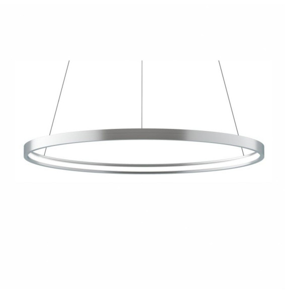 BENEITO FAURE - Luminaria suspendida ZERO-IN de 1000mm 63W 6300lm 2700K PUSH plata