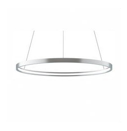 BENEITO FAURE - Luminaria suspendida ZERO-IN de 1000mm 63W 6300lm 2700K Casambi plata