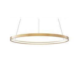 BENEITO FAURE - Luminaria suspendida ZERO-IN de 700mm 44W 4884lm 4000K PUSH oro