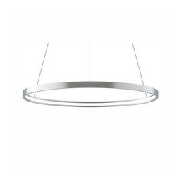 BENEITO FAURE - Luminaria suspendida ZERO-IN de 700mm 44W 4884lm 4000K On/Off plata