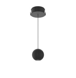 BENEITO FAURE - Luminaria suspendida BORA 8W Switch 2700-3200-4000K empotrar/superficie negro
