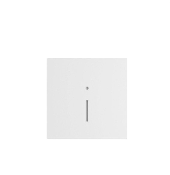 Luminaria señalización pared LAO blanco-negro con sensor