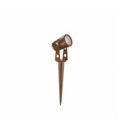 BENEITO FAURE - Foco exterior ZAS redondo 3W corten 3000K cable 30cm