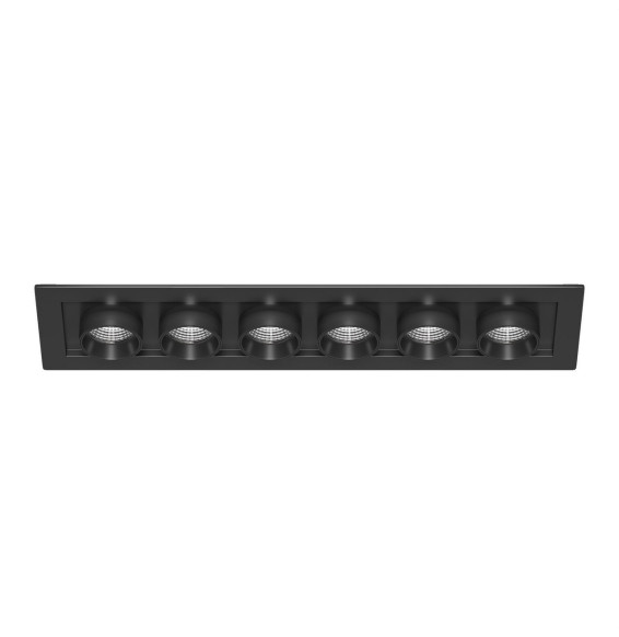 BENEITO FAURE - Empotrable LED MINI OXO SQUARE/6 36W Switch 2700-3200-4000K negro