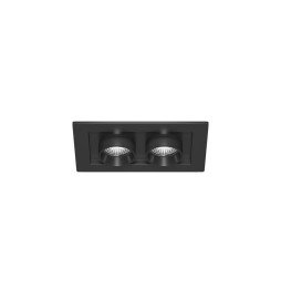 BENEITO FAURE - Empotrable LED MINI OXO SQUARE/2 12W Switch 2700-3200-4000K negro