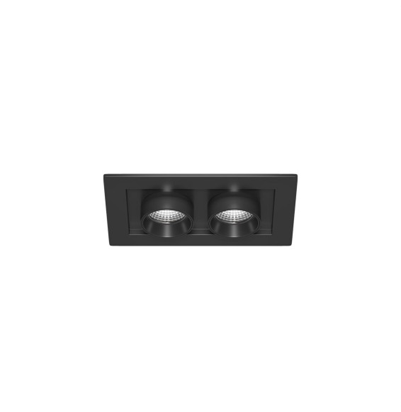 BENEITO FAURE - Empotrable LED MINI OXO SQUARE/2 12W Switch 2700-3200-4000K negro