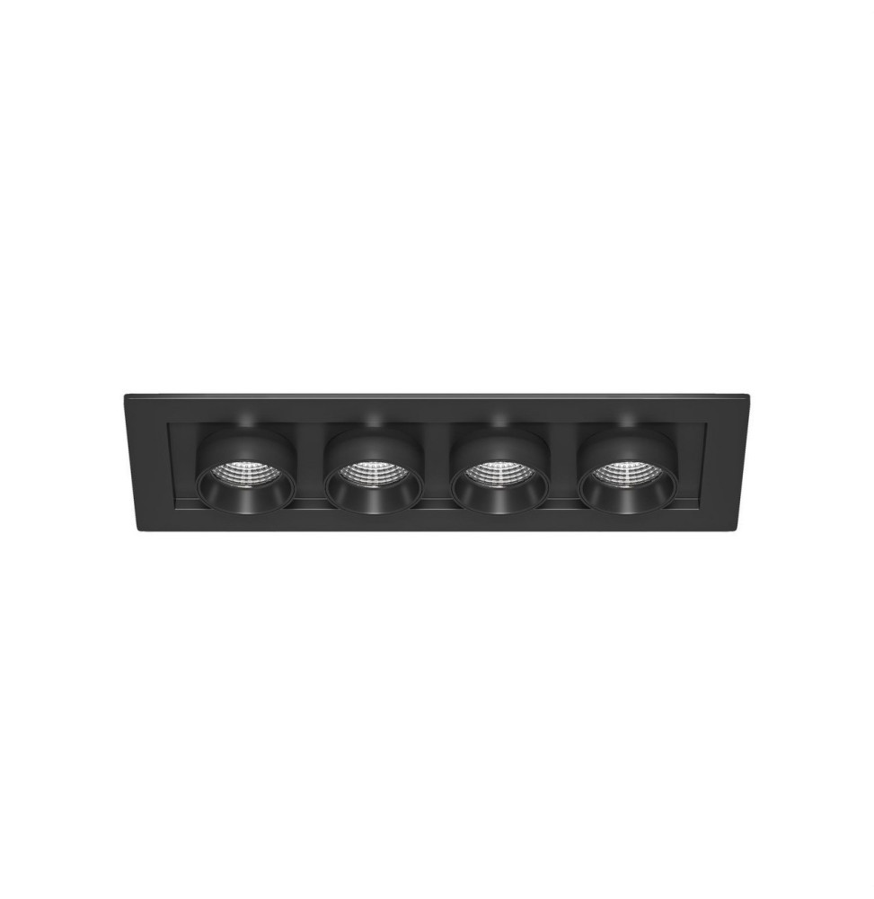 BENEITO FAURE - Empotrable LED MINI OXO SQUARE/4 24W Switch 2700-3200-4000K negro