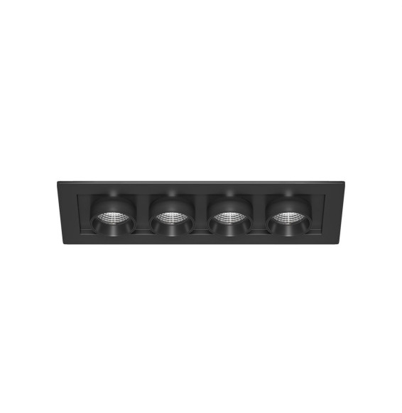BENEITO FAURE - Empotrable LED MINI OXO SQUARE/4 24W Switch 2700-3200-4000K negro