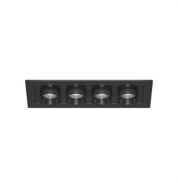 BENEITO FAURE - Empotrable LED MINI OXO SQUARE/4 24W Switch 2700-3200-4000K negro