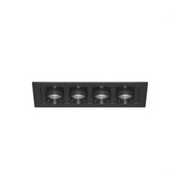BENEITO FAURE - Empotrable LED MINI OXO SQUARE/4 24W Switch 2700-3200-4000K negro