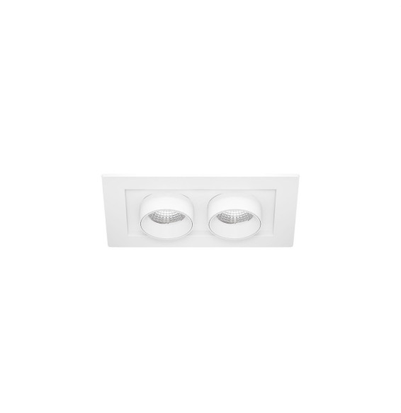 BENEITO FAURE - Empotrable LED MINI OXO SQUARE/2 12W Switch 2700-3200-4000K blanco
