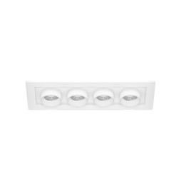 BENEITO FAURE - Empotrable LED MINI OXO SQUARE/4 24W Switch 2700-3200-4000K blanco
