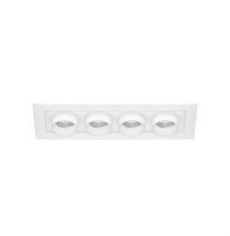 BENEITO FAURE - Empotrable LED MINI OXO SQUARE/4 24W Switch 2700-3200-4000K blanco